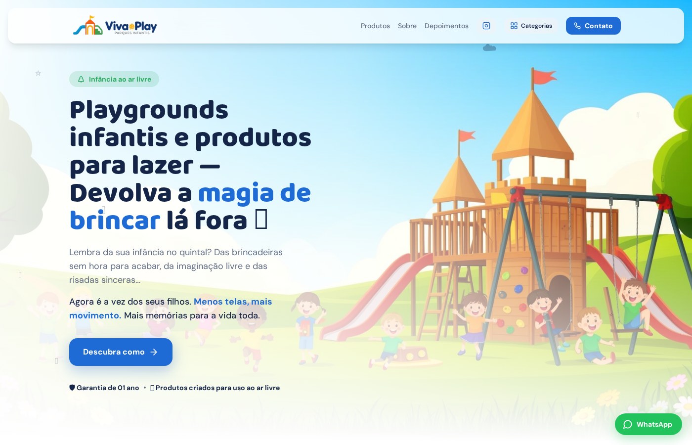 Tela real do projeto Viva Play